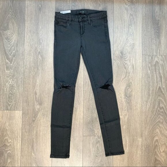 Joe's Jeans  skinny jeans Brie Flawless Vixen Ankle Black Distressed Denim - Picture 4 of 16